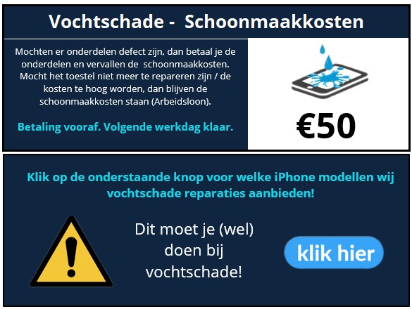 iPhone Waterschade reparatie - 30minutes-repair.nl