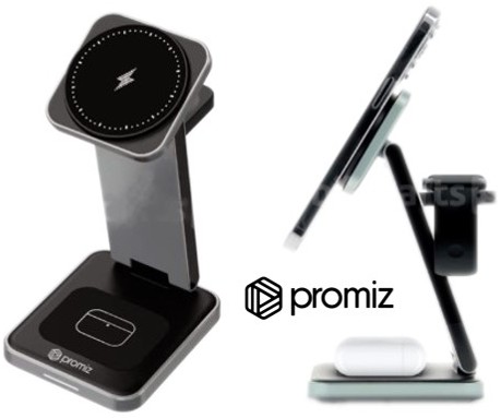 promiz 3-in-1 draadloos snelladen voor op het bureau - 30minutes-repair.nl 10+ jaar iPhone reparatiespecialist Deventer