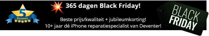 Black Friday 10 jaar iPhone reparatiespecialist - 30minutes-repair.nl