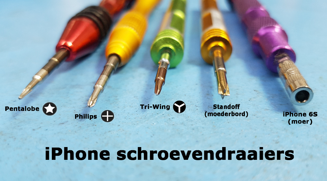 iPhone schroevendraaiers