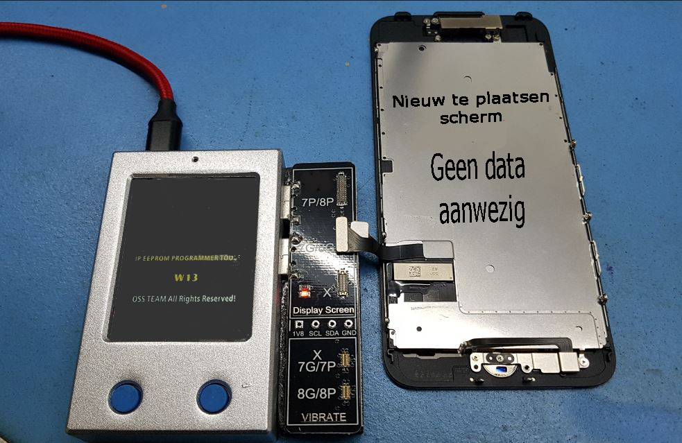 Geen data op EEPROM