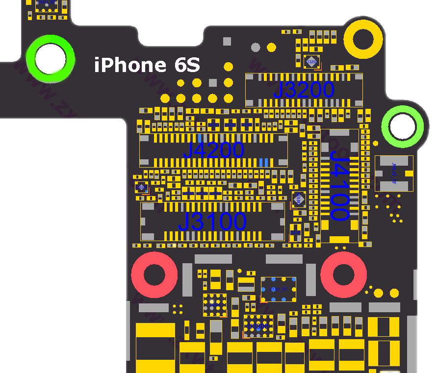 iPhone 6S moederbord