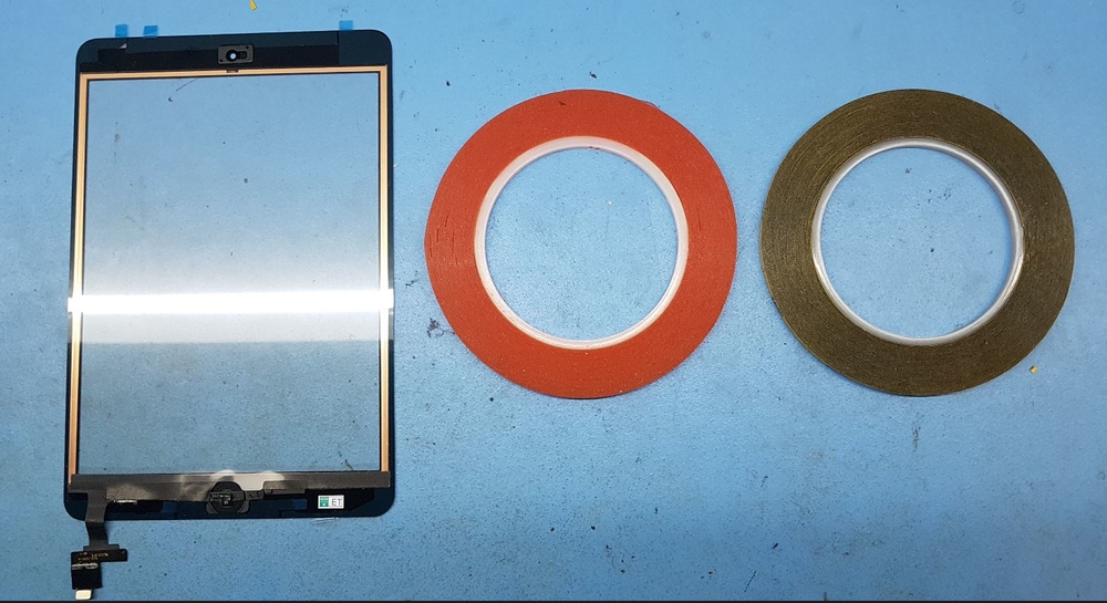 Bevestiging iPad scherm - Tesa