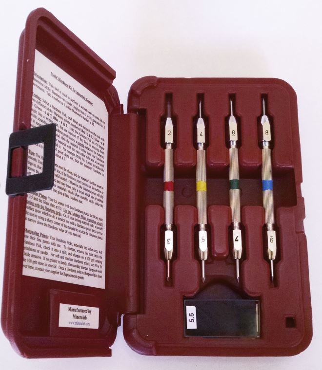 Mohs testkit