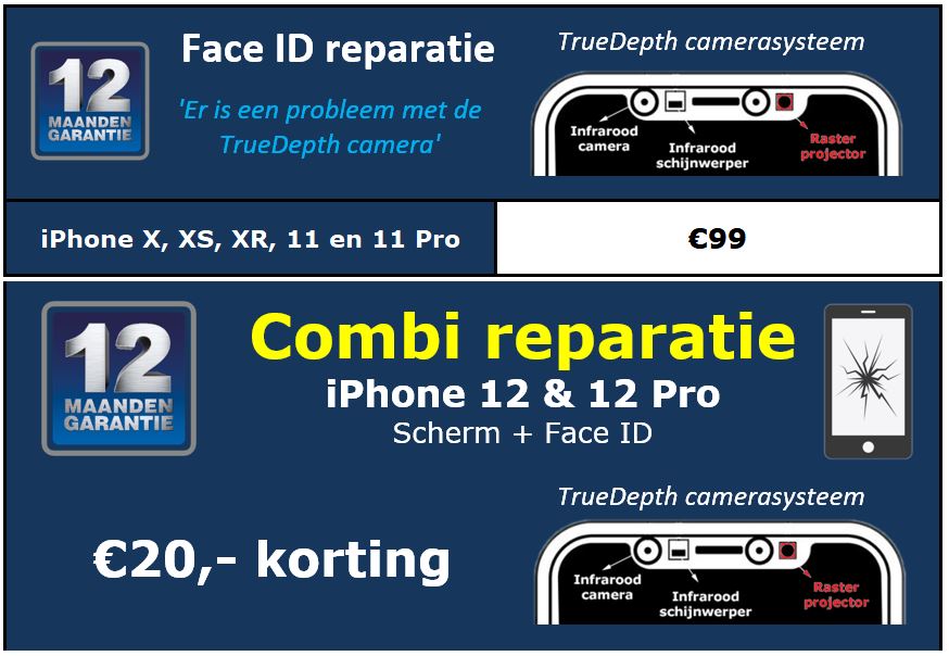 iPhone Face ID reparatie